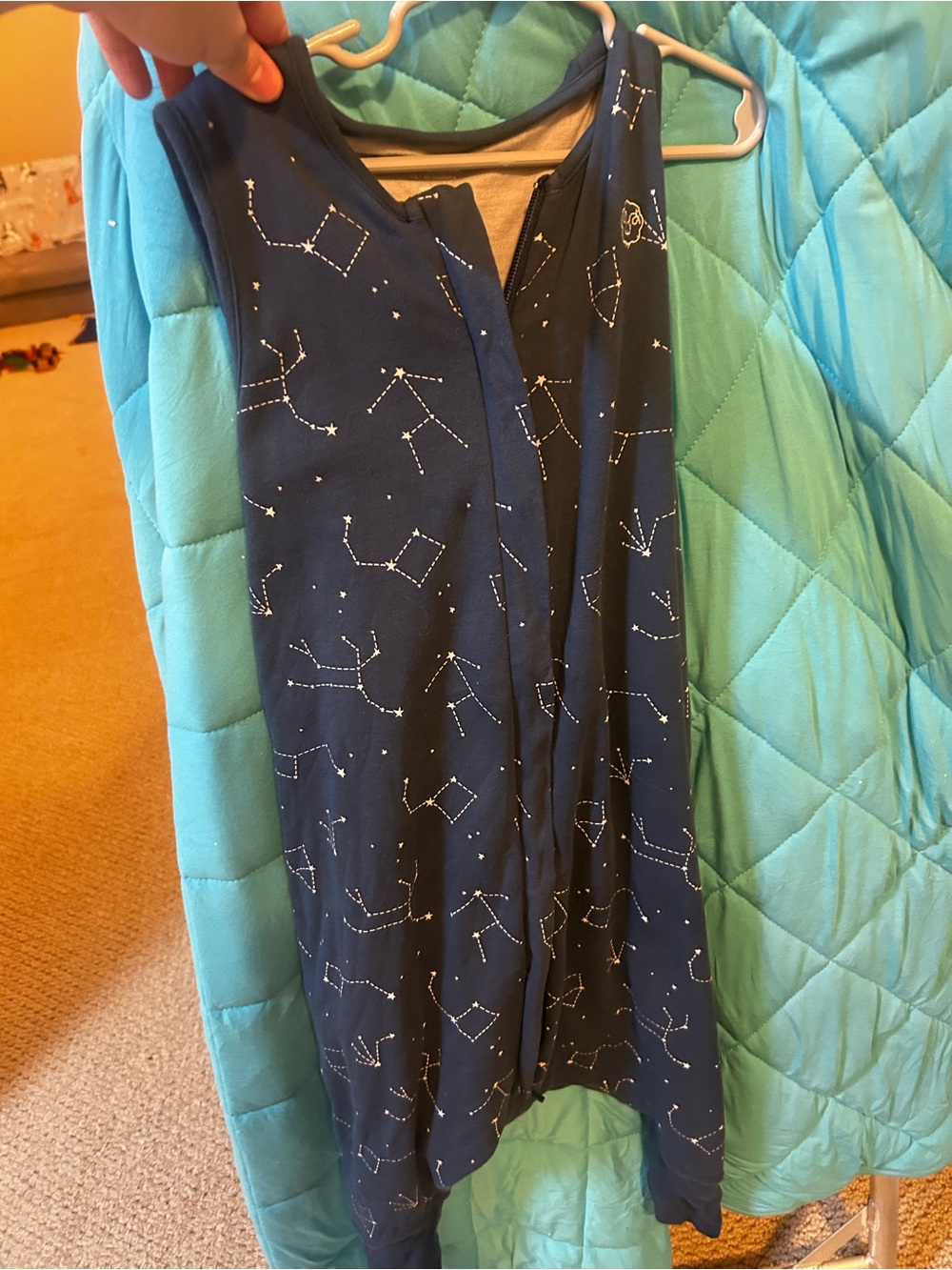 Navy Sleeveless Constellation Walker